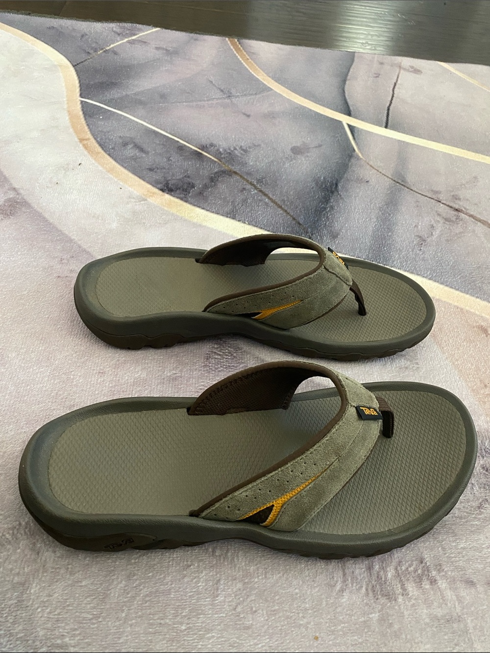Teva Katavi 2 Thong Sandals - Brown size 12
